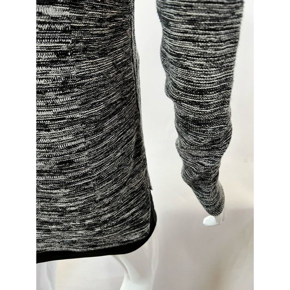 Ellen Tracy Womens Pullover Sweater Black Gray Melange Long Sleeve V Neck S - Picture 8 of 12